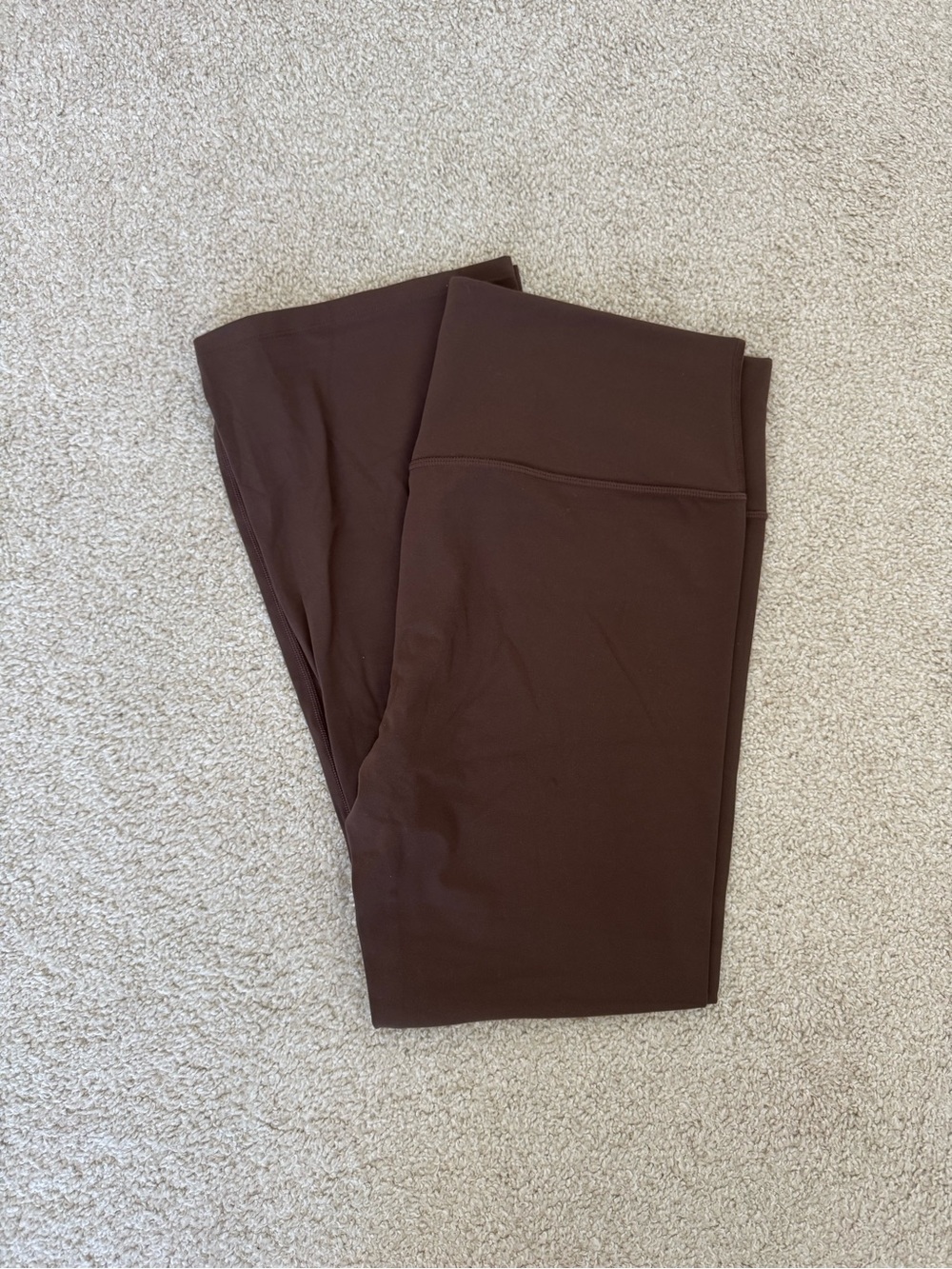 all in motion Brown Seamless High-Rise Straight Leg Leggings
